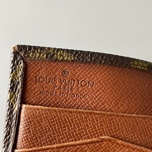 💯% Authentic Vintage Louis Vuitton Monogram Elise Trifold Canvas Leather Wallet - Picture 9 of 14